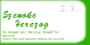 szemoke herczog business card